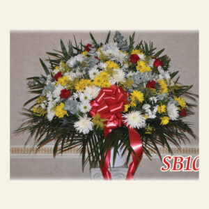 SB1000: Yellow, red and white  standard basket