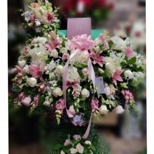 BI0550: Pink and White Assorted Real Bible Keepsake